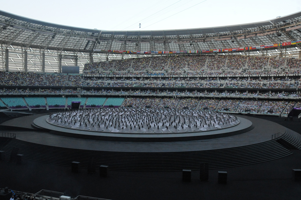 Официальная церемония открытия первых Европейских игр в Баку (ВИДЕО) (ФОТО)