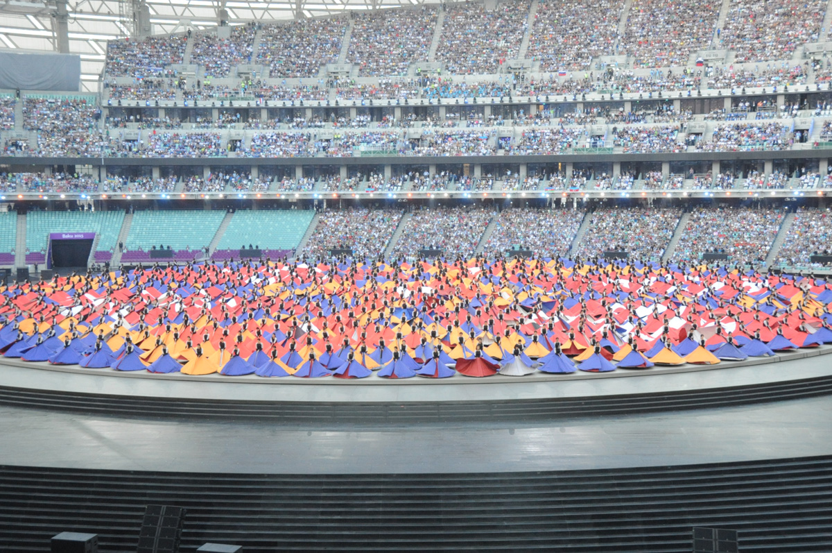 Официальная церемония открытия первых Европейских игр в Баку (ВИДЕО) (ФОТО)