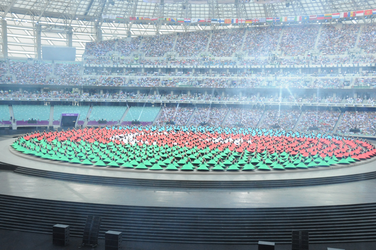 Официальная церемония открытия первых Европейских игр в Баку (ВИДЕО) (ФОТО)