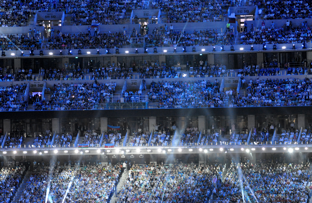 Официальная церемония открытия первых Европейских игр в Баку (ВИДЕО) (ФОТО)