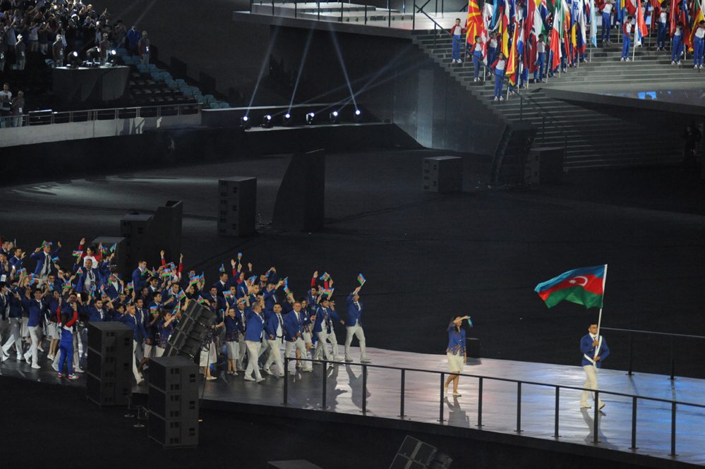 Официальная церемония открытия первых Европейских игр в Баку (ВИДЕО) (ФОТО)