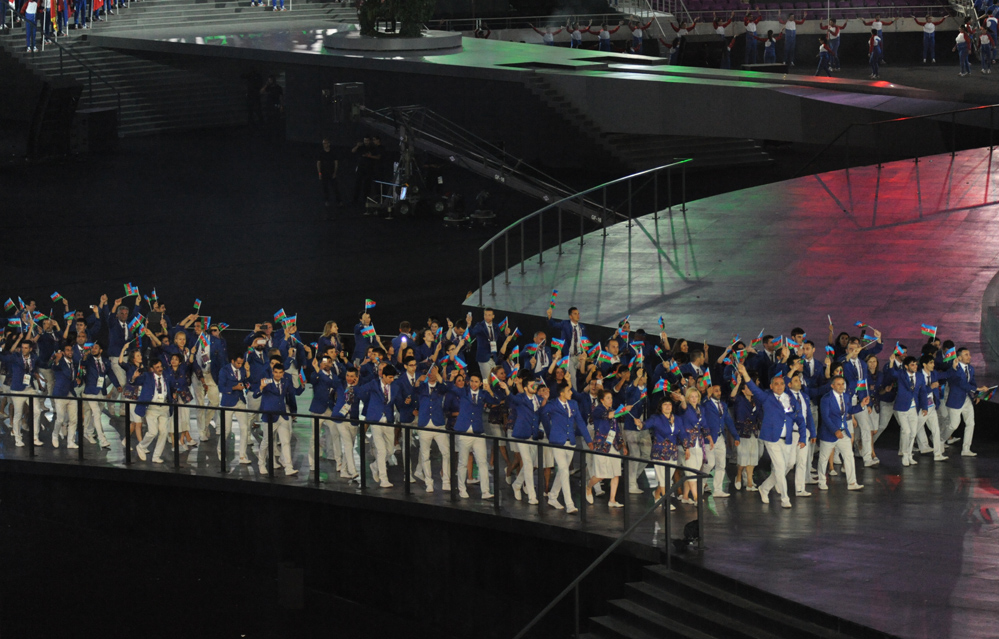 Официальная церемония открытия первых Европейских игр в Баку (ВИДЕО) (ФОТО)