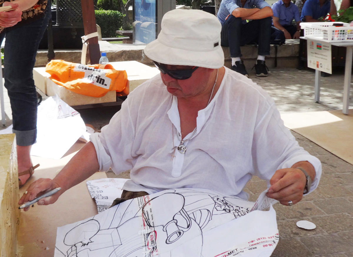 Обязательно посещу церемонию открытия Евроигр - художник из Санкт-Петербурга