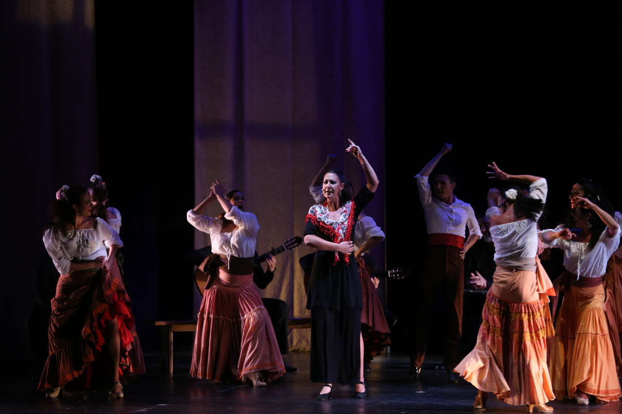 В Центре Гейдара Алиева представлено волшебное шоу фламенко "Кармен" (ФОТО)