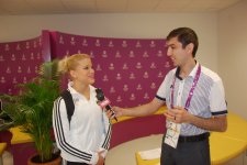 В Евроиграх в Баку участвуют сильнейшие гимнасты – немецкая спортсменка (ФОТО)