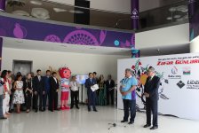 НОК чествует  первых азербайджанских победителей и медалистов Евроигр (ФОТО)