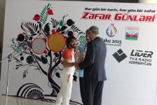 НОК чествует  первых азербайджанских победителей и медалистов Евроигр (ФОТО)