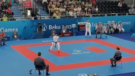 В Баку начались групповые соревнования по карате среди мужчин (ФОТО)