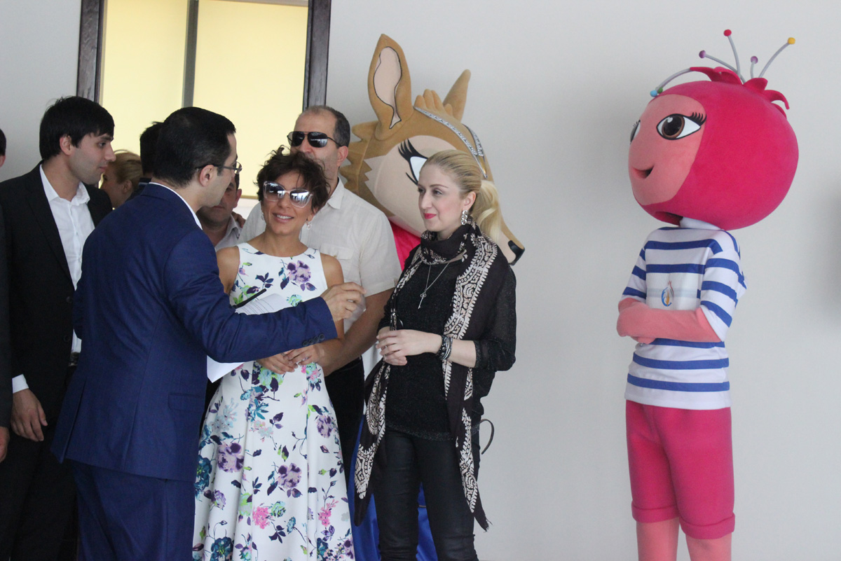 НОК чествует  первых азербайджанских победителей и медалистов Евроигр (ФОТО)