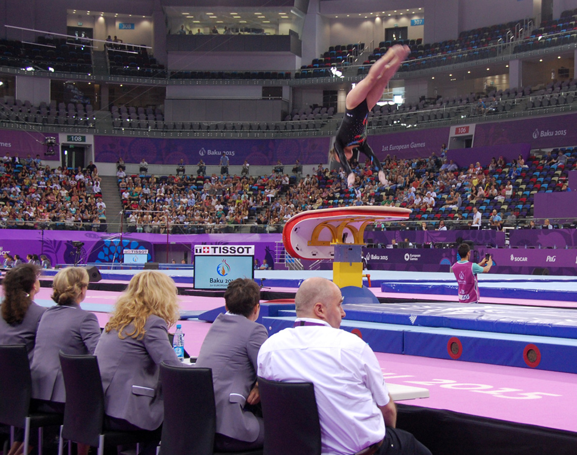 Продолжаются соревнования по спортивной гимнастике в рамках Евроигр (ФОТО) (версия 2)