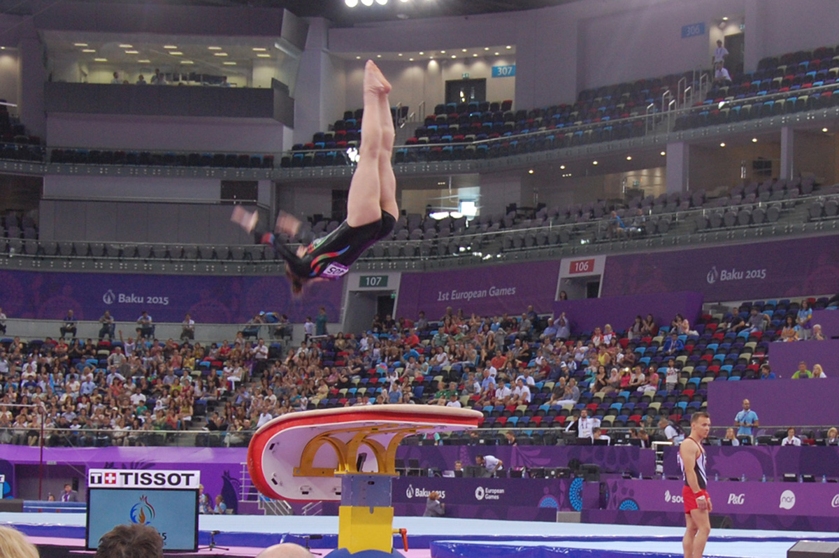 Продолжаются соревнования по спортивной гимнастике в рамках Евроигр (ФОТО) (версия 2)