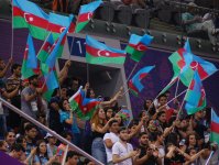 Азербайджанские гимнасты выступают на соревнованиях в рамках Евроигр (ФОТО) (версия 2)