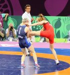 Азербайджанская спортсменка вышла в финал соревнований по женской борьбе (ФОТО)