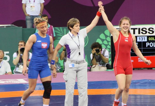 Азербайджан завоевал очередное "золото" в женской борьбе на Евроиграх (ВИДЕО) (ФОТО)