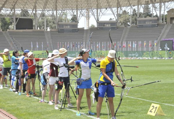 Определились победительницы соревнований по стрельбе из лука на Евроиграх