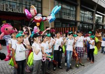 Вице-президент Фонда Гейдара Алиева Лейла Алиева приняла участие в празднестве для маленьких воспитанников детских домов и Центра реабилитации детей с синдромом Дауна (ФОТО)