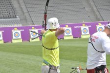 На Евроиграх завершены рейтинговые индивидуальные соревнования по стрельбе из лука среди мужчин (ФОТО)