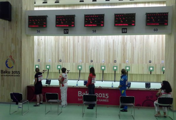 В рамках Евроигр определились полуфиналистки по стрельбе из пистолета