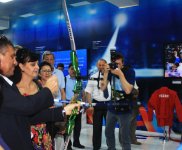 Олимпийский чемпион Назим Гусейнов посетил Дом болельщиков Евроигр (ФОТО)