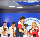 Олимпийский чемпион Назим Гусейнов посетил Дом болельщиков Евроигр (ФОТО)