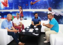 Олимпийский чемпион Назим Гусейнов посетил Дом болельщиков Евроигр (ФОТО)