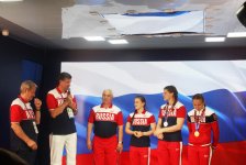 Олимпийский чемпион Назим Гусейнов посетил Дом болельщиков Евроигр (ФОТО)