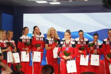 Олимпийский чемпион Назим Гусейнов посетил Дом болельщиков Евроигр (ФОТО)