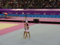 Азербайджанское женское трио по спортивной акробатике вышло в финал Евроигр (ФОТО)