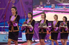 Российские гимнастки завоевали "золото" Евроигр в групповом двоеборье