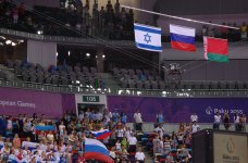 Российские гимнастки завоевали "золото" Евроигр в групповом двоеборье