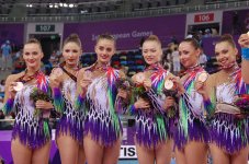 Российские гимнастки завоевали "золото" Евроигр в групповом двоеборье