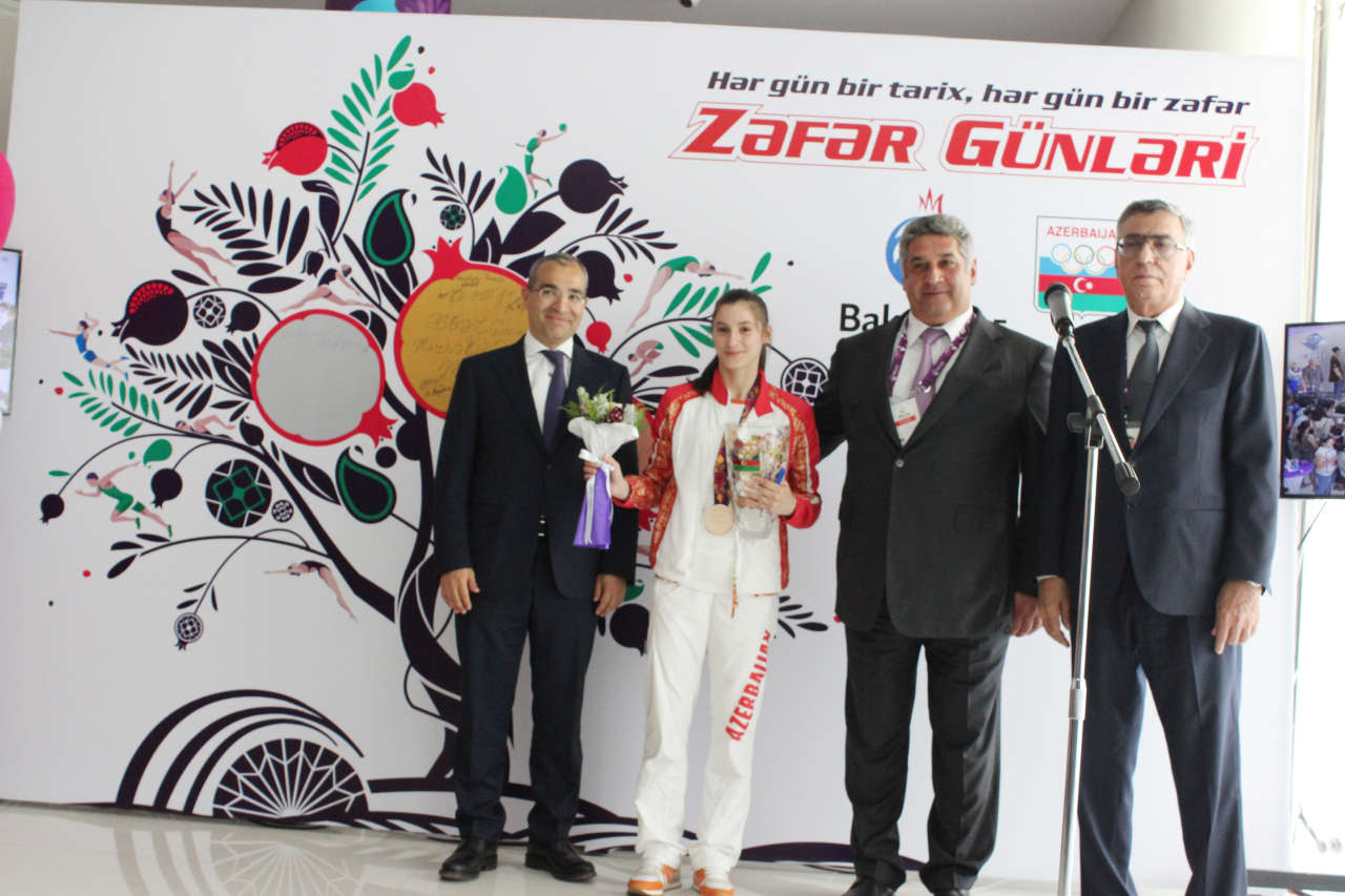 В НОК прошла традиционная церемония чествования медалистов Евроигр (ФОТО)