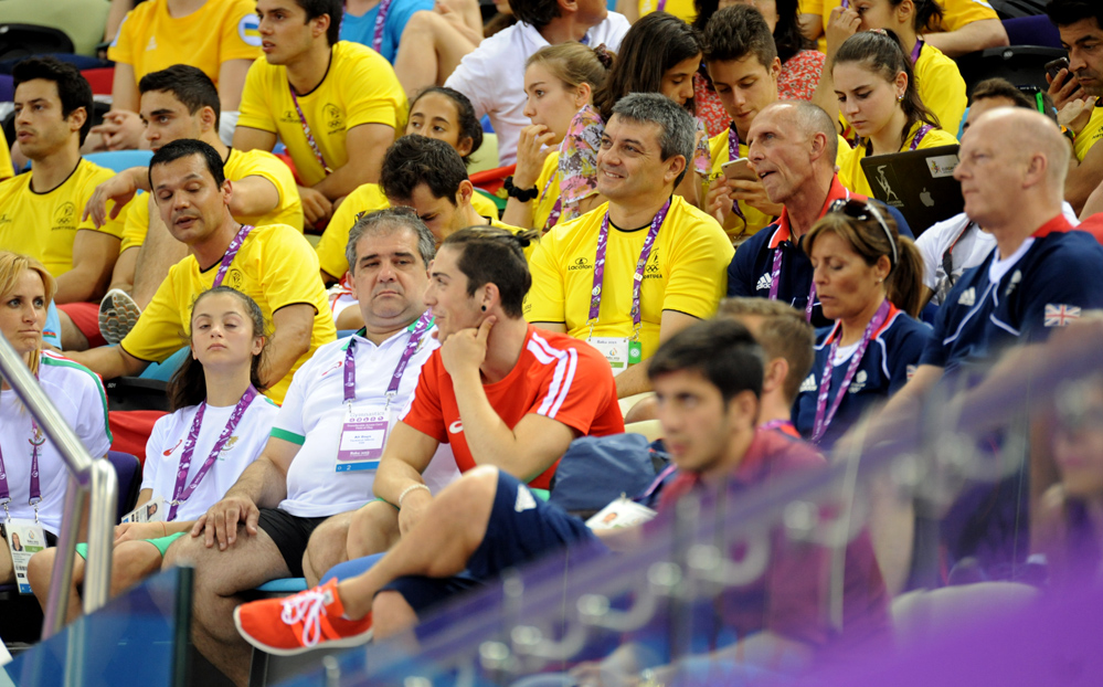 На Евроиграх в Баку продолжаются соревнования по прыжкам на батуте (ФОТО)