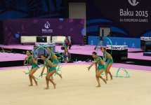 Азербайджанские гимнасты в шестой день Евроигр в Баку (ФОТОСЕССИЯ)