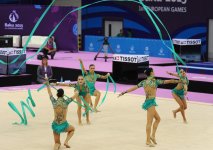 Азербайджанские гимнасты в шестой день Евроигр в Баку (ФОТОСЕССИЯ)