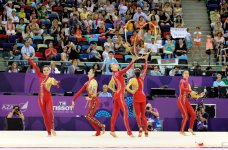 Азербайджанские гимнасты в шестой день Евроигр в Баку (ФОТОСЕССИЯ)