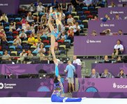 Азербайджанские гимнасты в шестой день Евроигр в Баку (ФОТОСЕССИЯ)