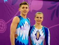 Азербайджанские гимнасты в шестой день Евроигр в Баку (ФОТОСЕССИЯ)