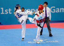 Азербайджанские тхэквондисты вышли в четвертьфинал на Евроиграх (ФОТО)