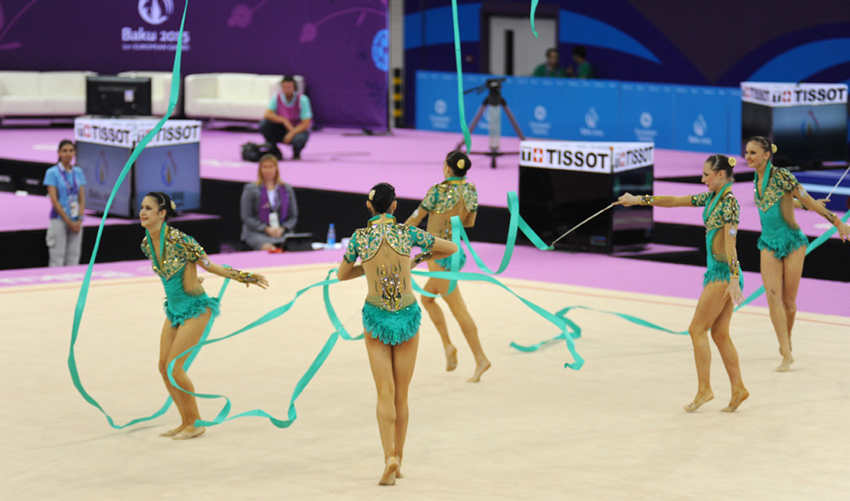 Азербайджанские гимнасты в шестой день Евроигр в Баку (ФОТОСЕССИЯ)
