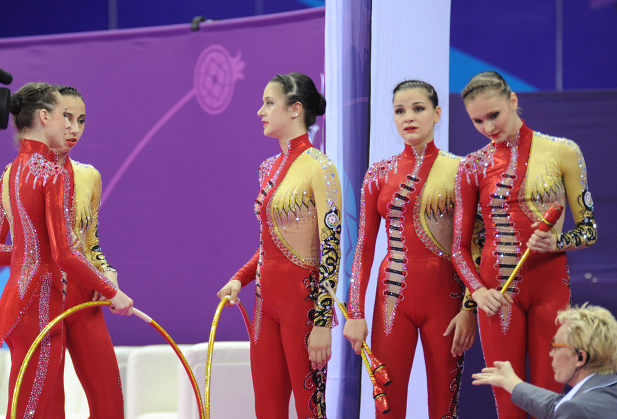 Азербайджанские гимнасты в шестой день Евроигр в Баку (ФОТОСЕССИЯ)