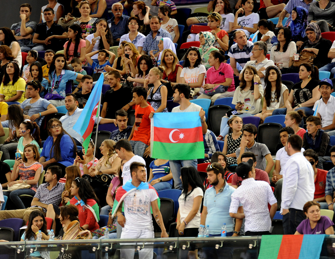 Азербайджанские гимнасты в шестой день Евроигр в Баку (ФОТОСЕССИЯ)