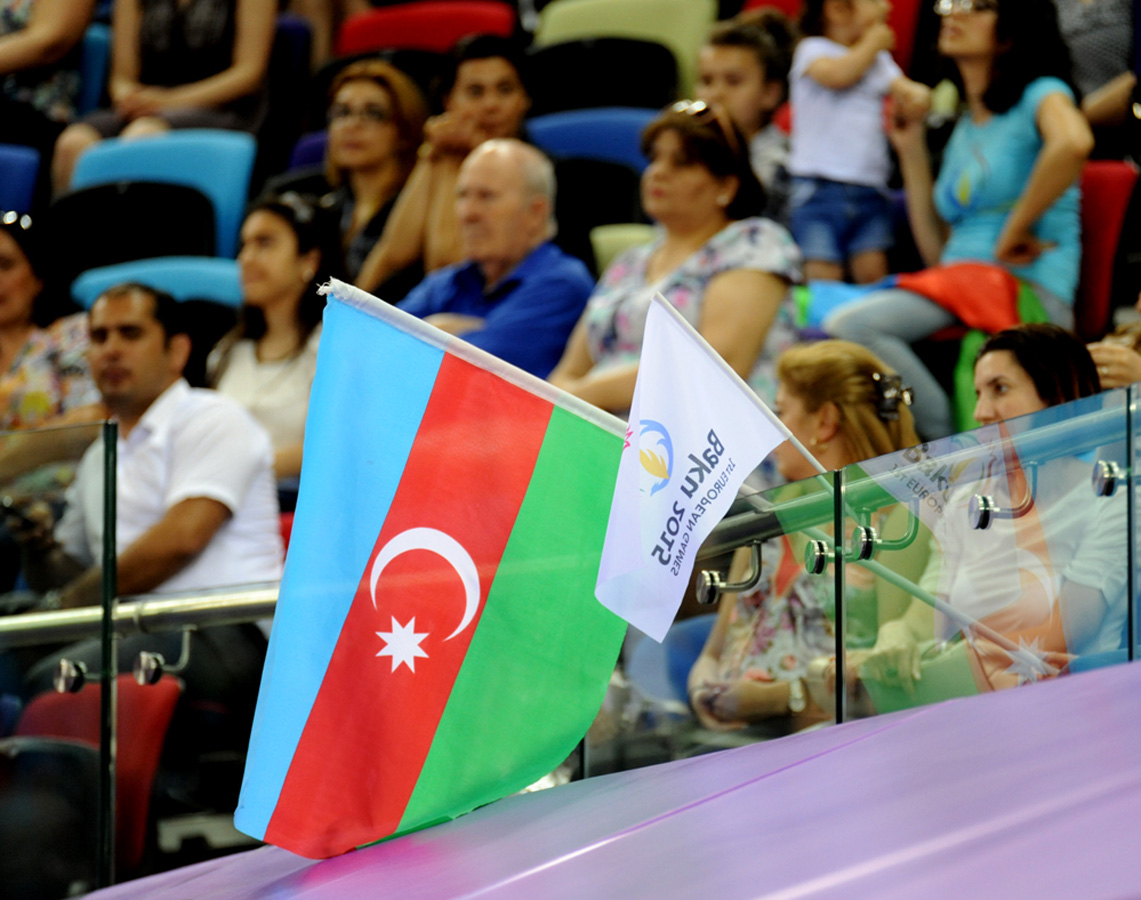 Азербайджанские гимнасты в шестой день Евроигр в Баку (ФОТОСЕССИЯ)