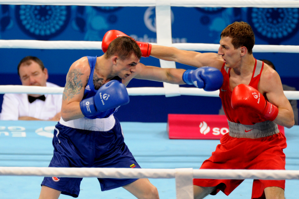 Два азербайджанских боксера вступают в борьбу в рамках первых Евроигр (ФОТО)
