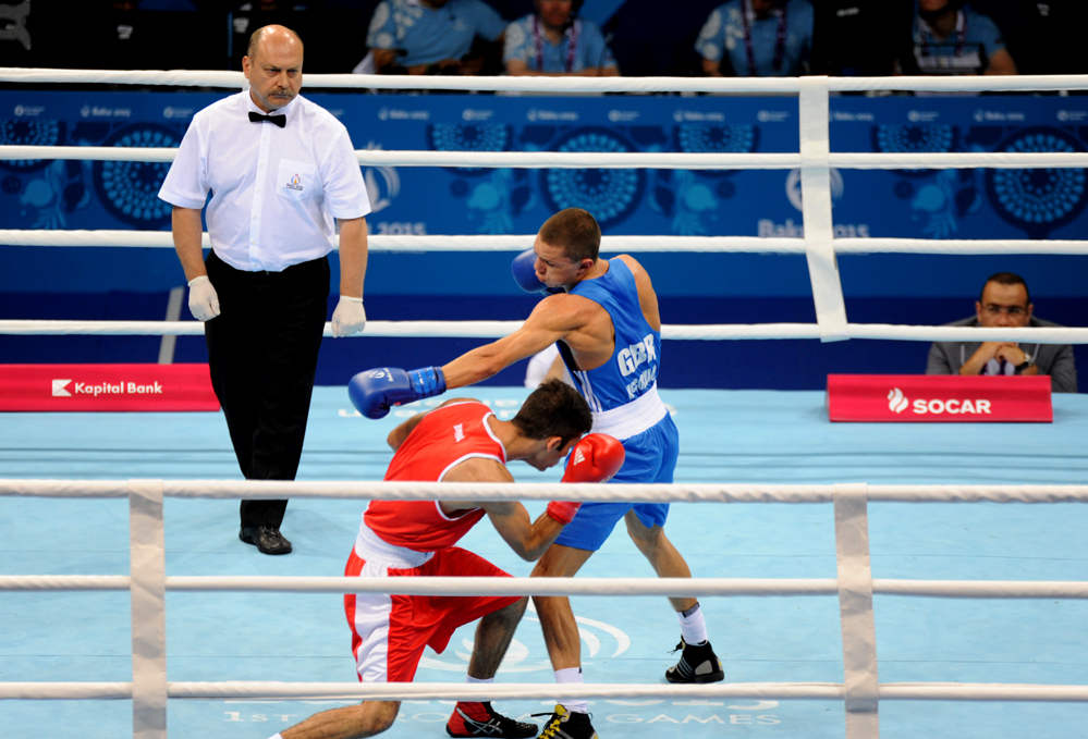 Два азербайджанских боксера вступают в борьбу в рамках первых Евроигр (ФОТО)