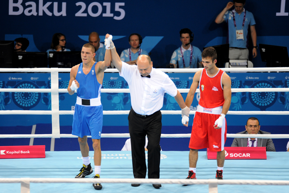 Два азербайджанских боксера вступают в борьбу в рамках первых Евроигр (ФОТО)