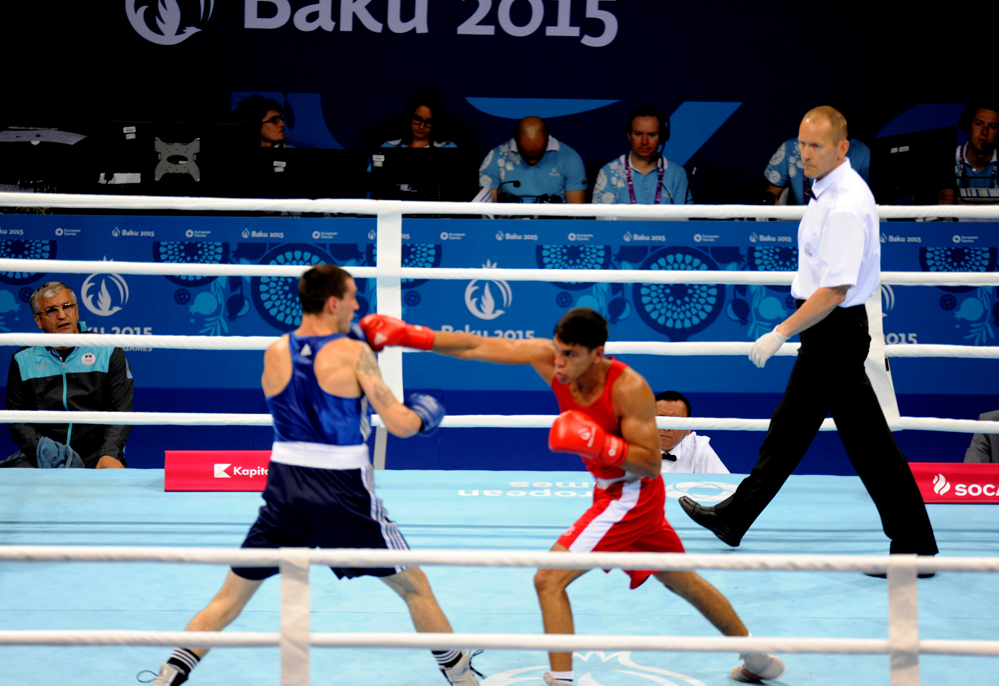 Два азербайджанских боксера вступают в борьбу в рамках первых Евроигр (ФОТО)