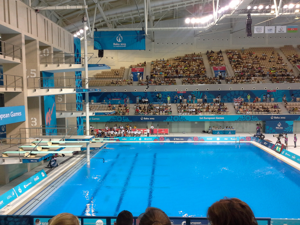 На Евроиграх стартовали соревнования по прыжкам в воду