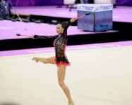 Азербайджанская гимнастка вышла в финал соревнований по художественной гимнастике на Евроиграх