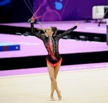Азербайджанская гимнастка вышла в финал соревнований по художественной гимнастике на Евроиграх
